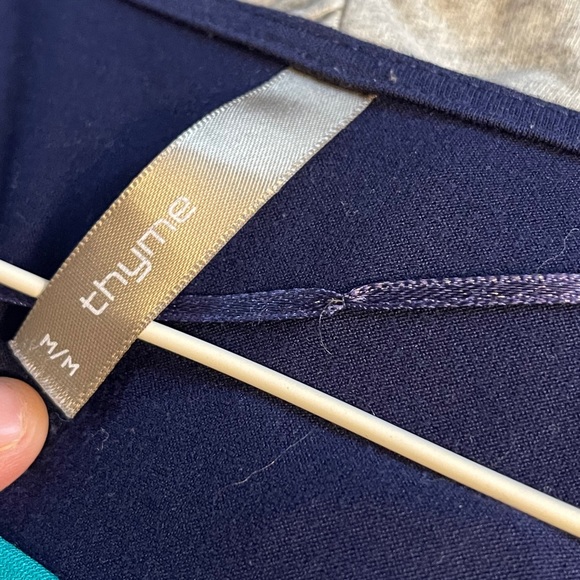 Empire Waisted Blue Top - Picture 2 of 2